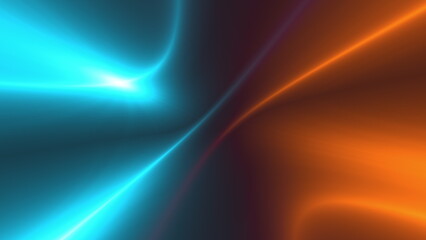 Poster - 3d render lights. Computer generated 3d render