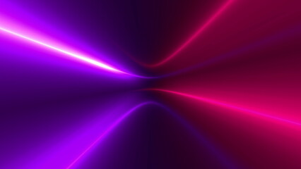 Poster - 3d render lights. Computer generated 3d render