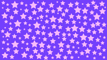 Purple Stars Background. Abstract Background With Stars. Seamless Pastel Pink Stars On Blue Background.