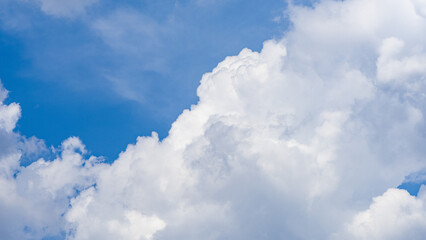 beautiful blue sky with clouds background.Sky with clouds weather nature