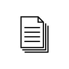 Poster - Document stack icon