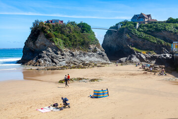 Wall Mural - Towan Beach Newquay Cornwall England UK