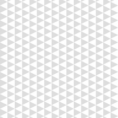 Poster - Gray triangles in a seamless pattern. Vector for print and decor, textiles and decoration. The print is stylish for surfaces.