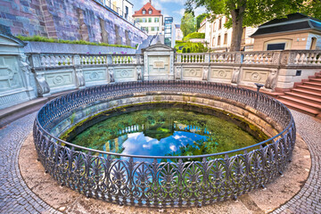 Wall Mural - Source of the Danube river in Donaueschingen, Schwarzwald