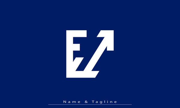 Alphabet letters Initials Monogram logo EI , IE