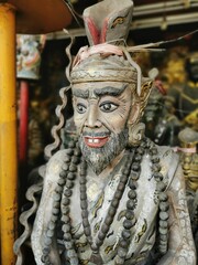 Selective of religious statue in Bangkok, Thailand