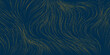 © bagotaj - Dark Colorful Moving,Flowing,Glowing Stream of Particles in Curving,Wavy Lines - Digitally Generated Dark Futuristic Abstract 3D Geometric Background Design, Generative Art in Editable Vector Format