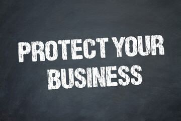 Wall Mural - Protect your Business