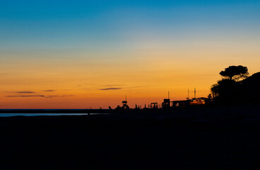 Wall Mural - Tramonto in Toscana 3