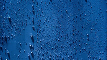 Water Drop Pattern. Drop Splash Water Pattern. Selective Focus. Droplet Splash Rain Texture.