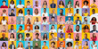 © Prostock-studio - Social Diversity. Mosaic With Happy Faces Of Different People Over Colorful Backgrounds
