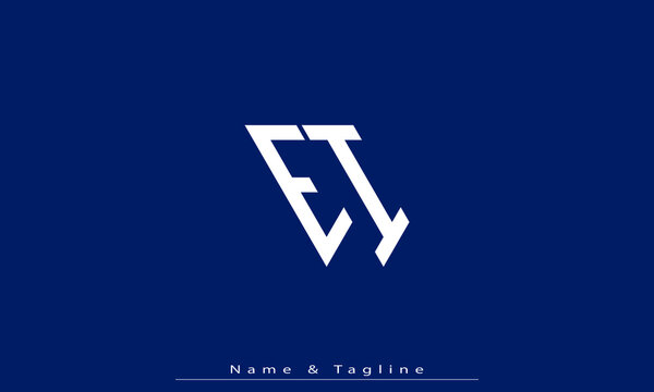 Alphabet letters Initials Monogram logo EI , IE
