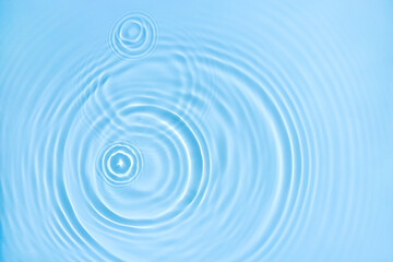 Wall Mural - water texture ripples wave clean transparent water abstract background	
