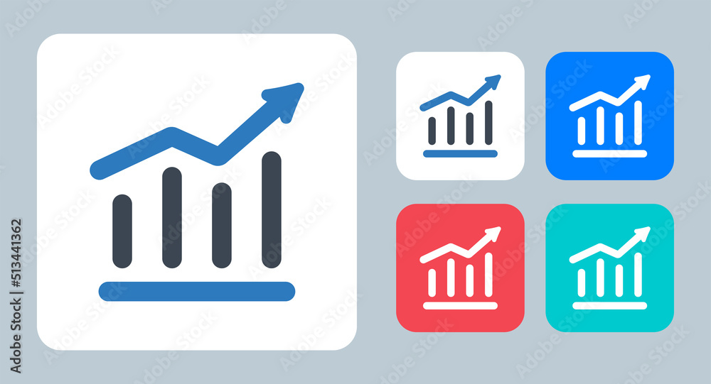 Icon Version Graph Graph icon - vector illustration . Analysis, Analytics, Chart, Graph ...