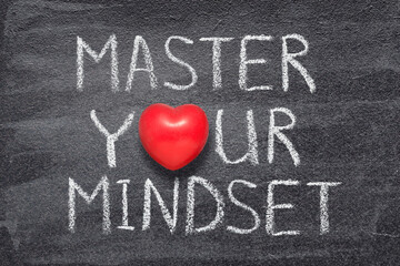 Wall Mural - master your mindset heart