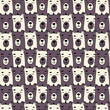 © Anna Alekseeva - A simple pattern with hand-drawn bears.