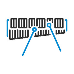 Wall Mural - Xylophone Icon