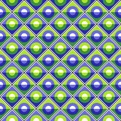 Retro geometric element seamless pattern background.