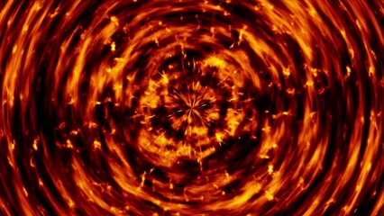 Sticker - Rotating Spiral Fire Energy