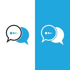 Speech bubble icon vector illustration