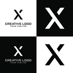 Wall Mural - Creative letter x logo design vektor	