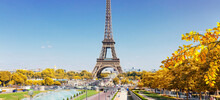 Eiffel Tower And Paris Cityscape