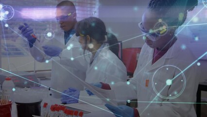 Poster - Animation of data processing over diverse doctors doing experiments