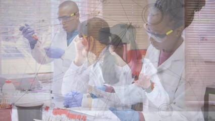 Poster - Animation of data processing over diverse doctors doing experiments