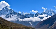 Beautiful Shot Of The Himalayan Mountain Range