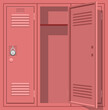 School locker clipart design illustration