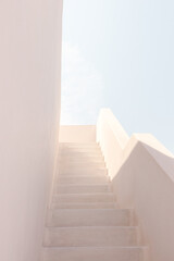 Wall Mural - Stairway to heaven in Santorini, Greece, Cyclades