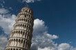 canvas print picture - Detail vom Schiefen Turm von Pisa 