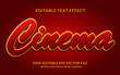 © supvector - Cinema red text effect
