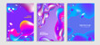 © paprika - Purple abstract posters set