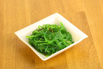 Japanese traditional seaweed salad Chukka