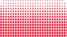 Polka Dot Pop Art Halftone Pattern. Vector Illustration
