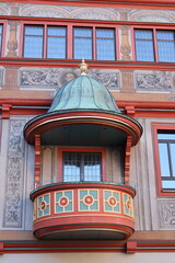 Historisches Bauwerk in der Altstadt von Tübingen am Neckar