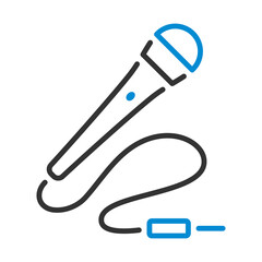 Poster - Karaoke Microphone Icon