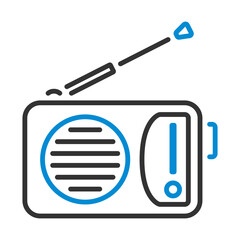 Sticker - Radio Icon