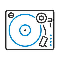 Wall Mural - Vinyl Player Icon