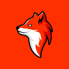 Red Fox Cartoon Head
