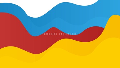 Wall Mural - abstract wavy background template