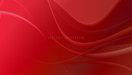 Wall Mural - abstract wavy background template