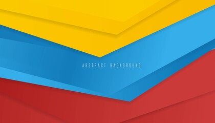 Wall Mural - abstract geometric background template