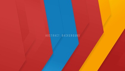 Wall Mural - abstract geometric background template