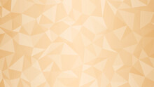 Abstract Vector Polygonal Background.Golden Gradient Texture Composed Of Triangles. Vector Imitation Gemstone Texture