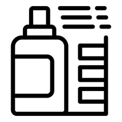 Poster - Painter sprayer icon outline vector. Car auto service. Paint gun