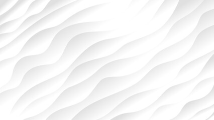 Aufkleber - White texture Line surface. gray abstract pattern. wave wavy nature geometric modern. on white background on rectangle. vector illustration