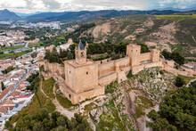 Aerial Of The Antequera Castle, Antequera, Andalusia