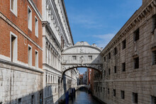 Perspective Of The Bridge Of Sighs, Rio Di Palazzo, Venice, UNESCO World Heritage Site, Veneto, Italy